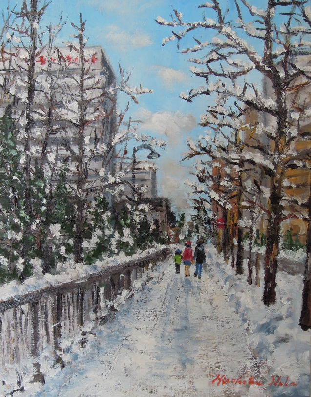 5Gの時代に油絵を