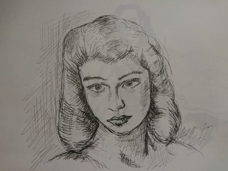 ペンでのスケッチ紹介