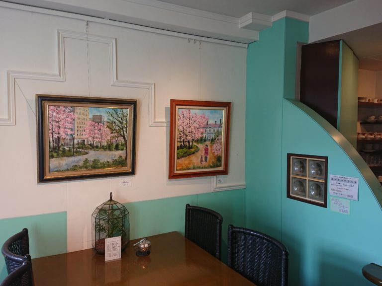 2020年5月新型コロナ自粛しながら個展開始します　仲浩克油彩画展【春の季節】　十字館