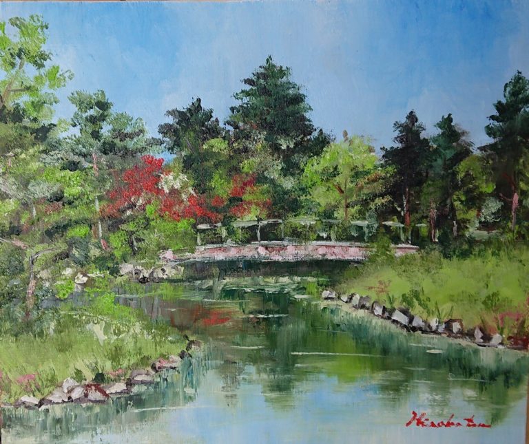 2020年6月10～22日の個展　カフェ+ギャラリー・オマージュ