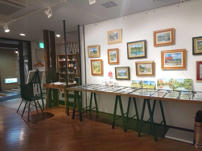 2020年「カフェ+ギャラリー・オマージュ」での個展終了