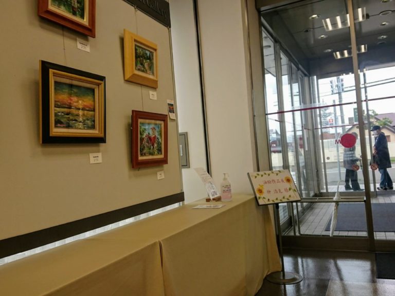 2020年8月の展示終了　仲浩克油彩画展