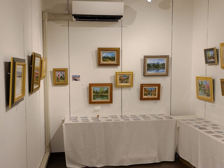 2021年　らいらっく・ぎゃらりい　仲浩克油彩画展　動画にしてみた