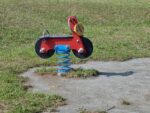 公園の遊具が変わってた