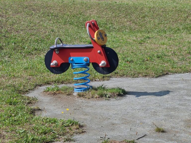 公園の遊具が変わってた