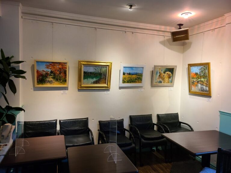 動画！ 十字館 2022 仲 浩克 油彩画展 展示状況　