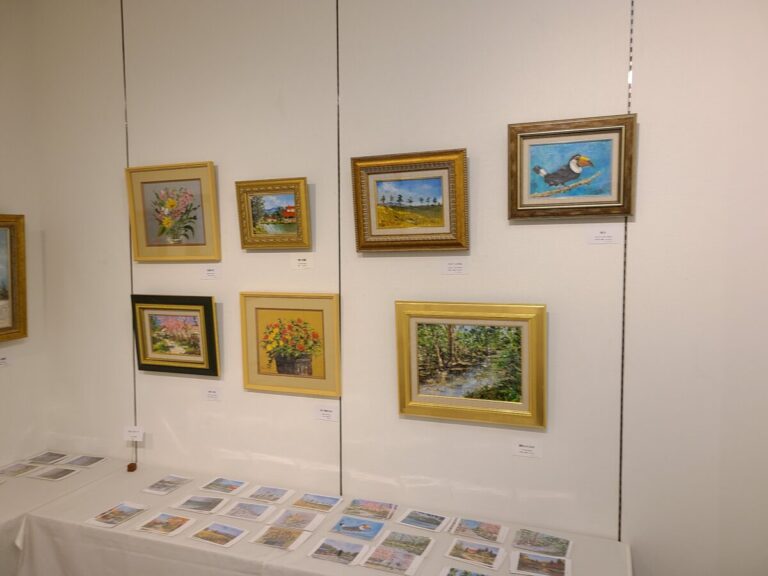2022　らいらっく・ぎゃらりい　仲浩克油彩画展　終了しました
