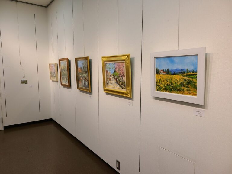 2022年　らいらっく・ぎゃらりい　仲浩克油彩画展の動画　