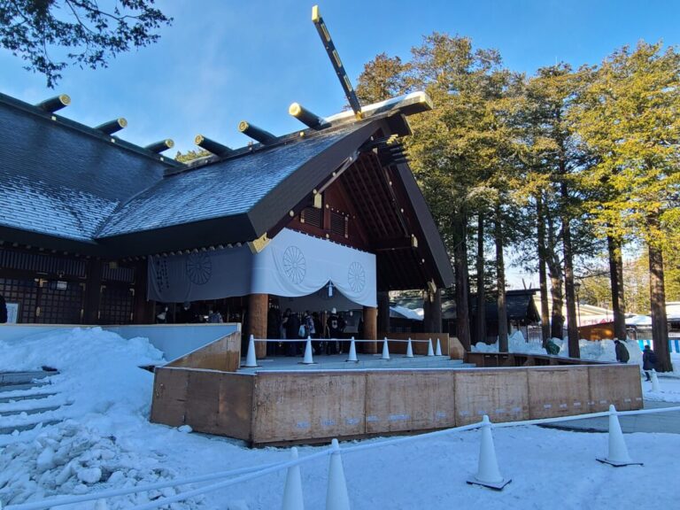 年末に北海道神宮参拝