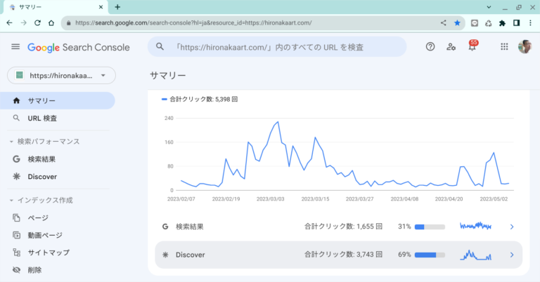 Search Consoleで自分のサイトの流入経路確認してみた