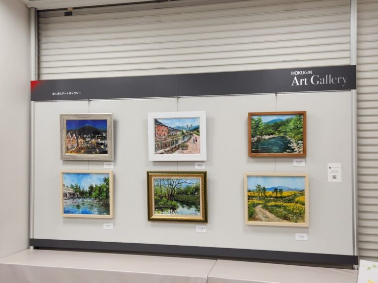 2023年8月 仲 浩克 油彩画作品展の状況