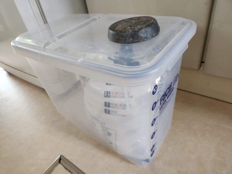 どうしても米びつに虫が発生するので最善の対策してみた