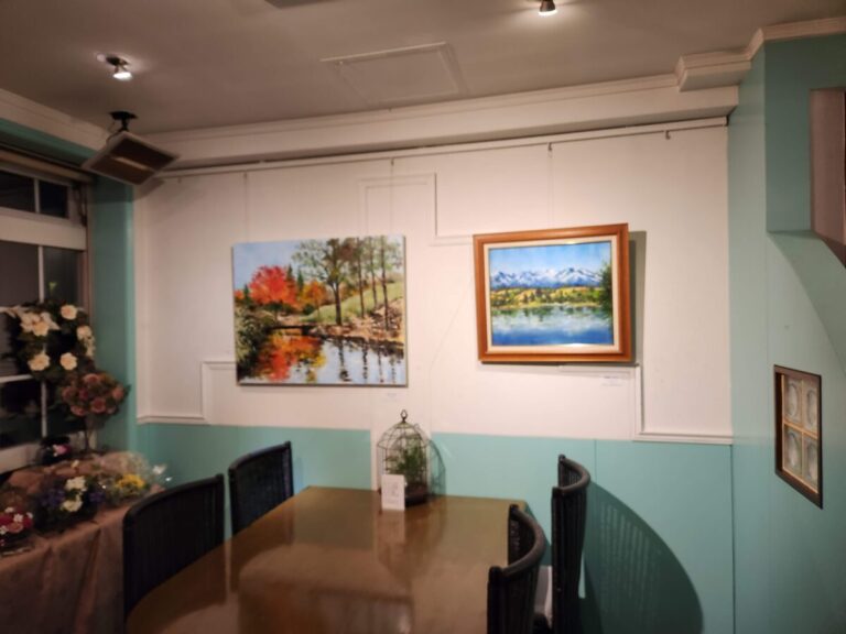 2023年12月の十字館での個展の様子の動画