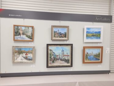 北陸銀行西岡支店にて展示してます