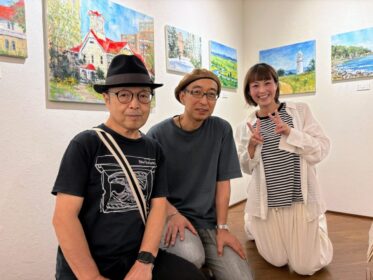 2026年8月「三人の画家展~inオマージュ」展示状況報告